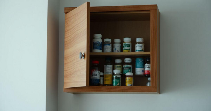 Armário de parede para medicamentos: organização prática Armário de parede para medicamentos: organização prática