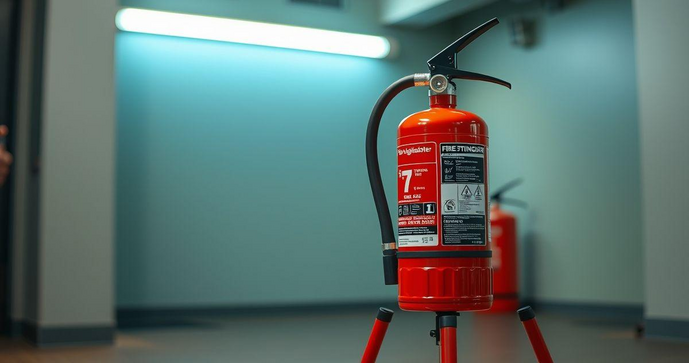 Suporte tripé para extintor de incêndio é essencial para segurança e fácil acesso em emergências Suporte tripé para extintor de incêndio é essencial para segurança e fácil acesso em emergências