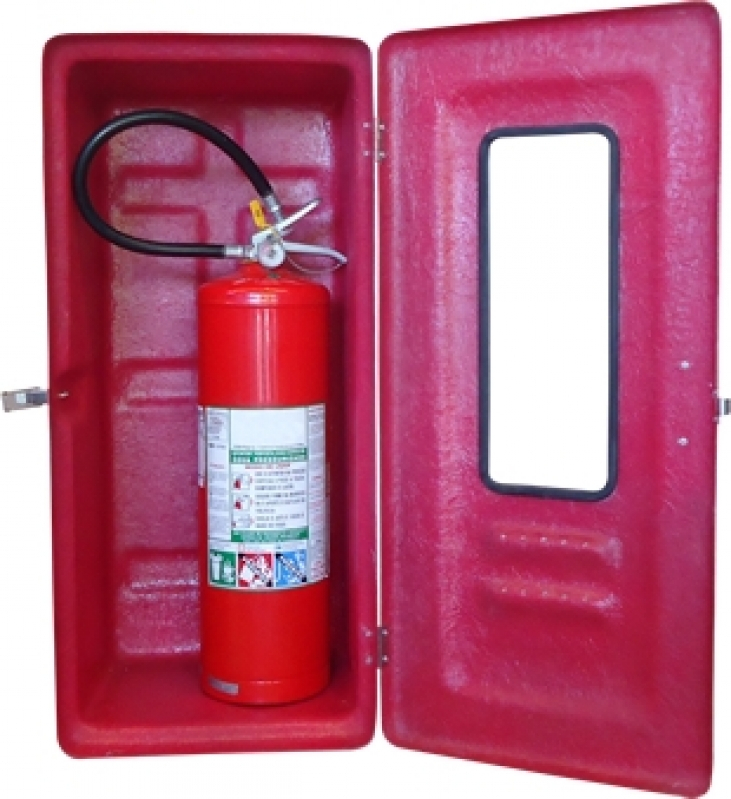 Caixa para Extintor de Fibra de Vidro Santa Catarina - Caixa para Extintor de Incêndio de Fibra