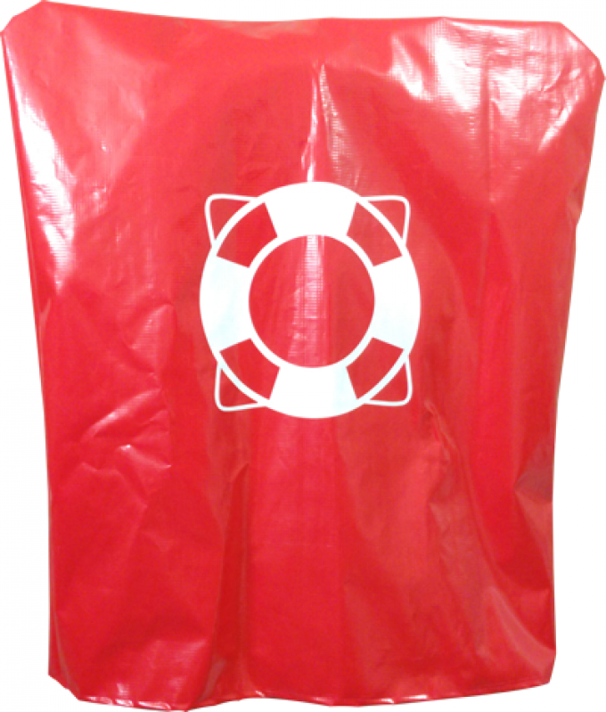 Capa para Bóias Salva-vidas Vermelha Bahia - Capa Protetora para Bóia Salva-vidas