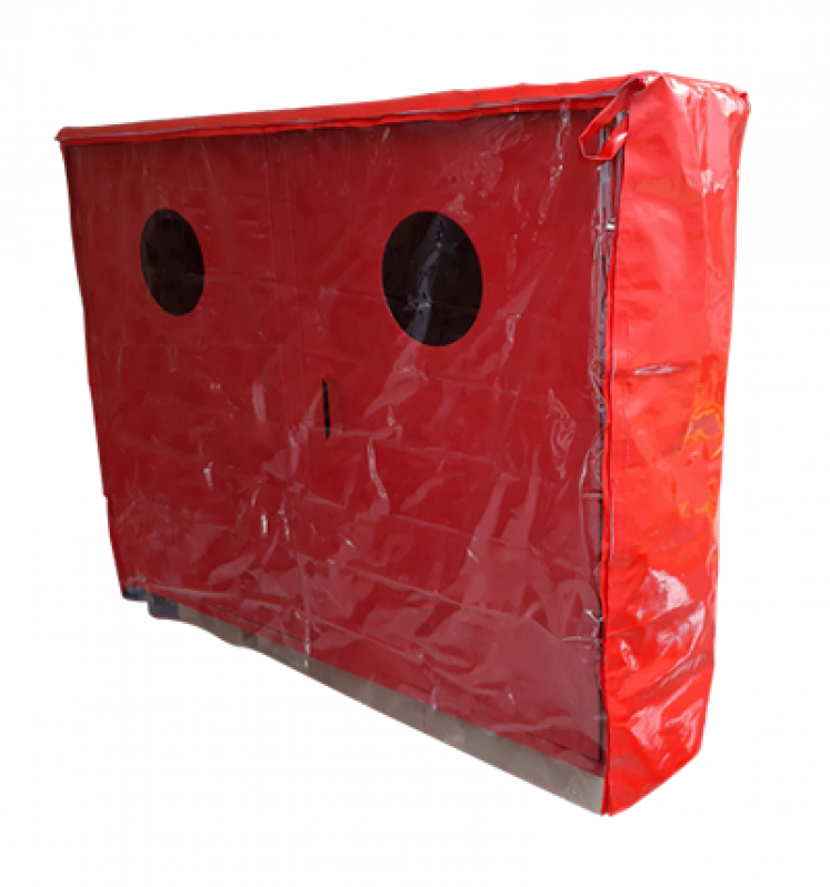 Capas para Caixa de Incêndio com Mangueira Minas Gerais - Capa Abrigo de Mangueira Vermelha