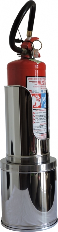 Distribuidor de Suporte de Extintor Tipo Torre Grande Alagoas - Distribuidor de Suporte de Torre em Inox