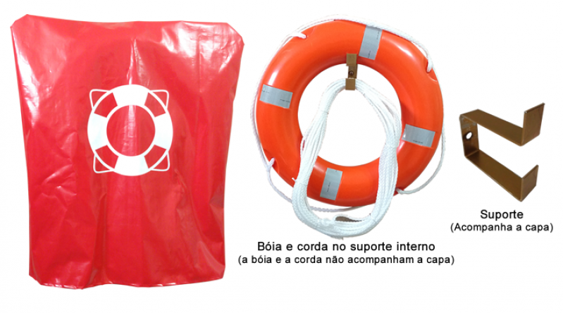Empresa de Capa Bóias Salva-vidas Sergipe - Capa para Bóias Salva-vidas Vermelha