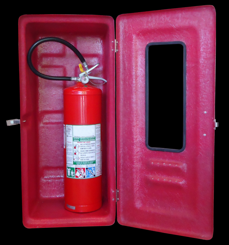 Quanto Custa Caixa para Extintor de Incêndio de Fibra Bahia - Abrigo de Fibra para Extintor Vermelho