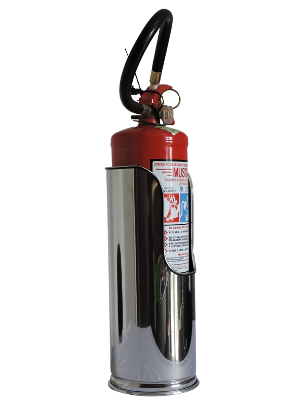 Suporte Extintor Inox Batom Preço Espírito Santo - Suporte para Extintor de Inox