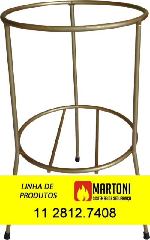 Suportes para Extintor 4 Kg Espírito Santo - Suporte para Extintor em Inox