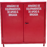 abrigo para equipamento de brigada de incêndio Santa Catarina