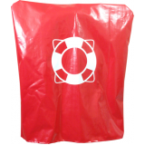capa para bóias salva-vidas vermelha