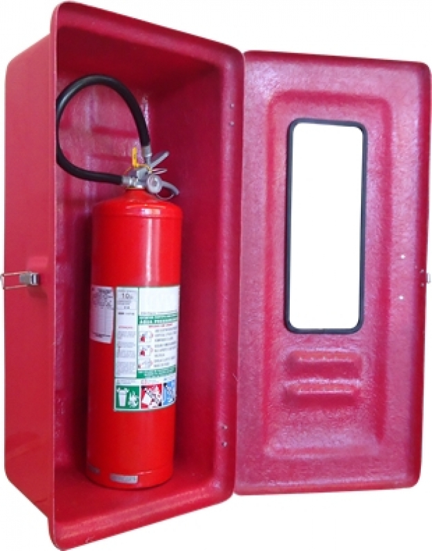 Venda de Abrigo de Fibra para Extintor Vermelho Santa Catarina - Abrigo de Prfv para Extintor