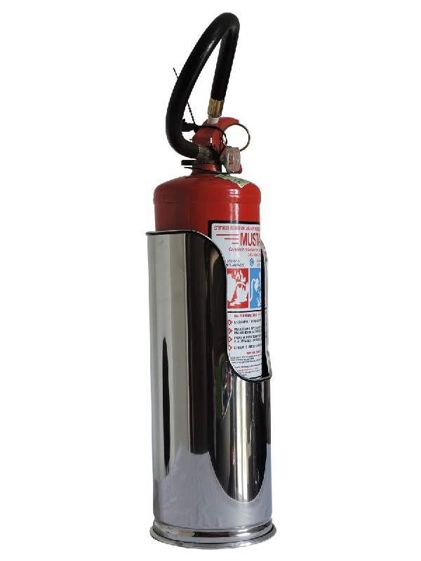 Suportes para extintores em aço inox