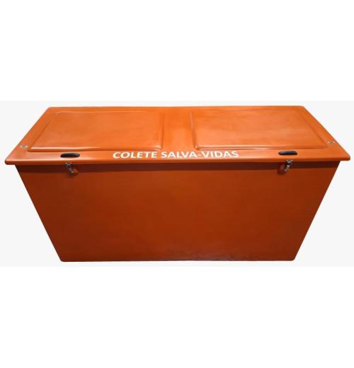 Baú para coletes salva vidas - Modelo 11207 Baú para coletes salva vidas - Modelo 11207